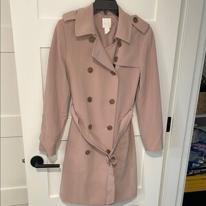 H&M Mauve Trench Coat